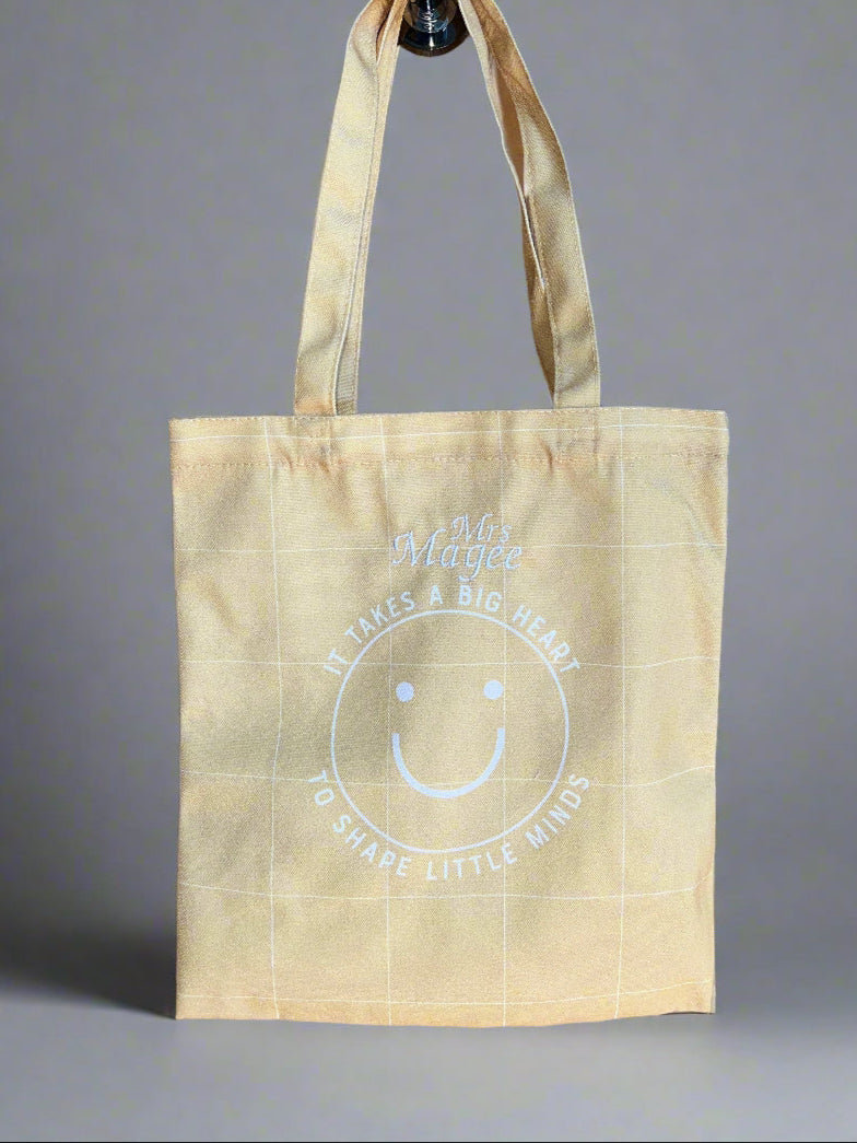Personalised Teacher Tote Bag