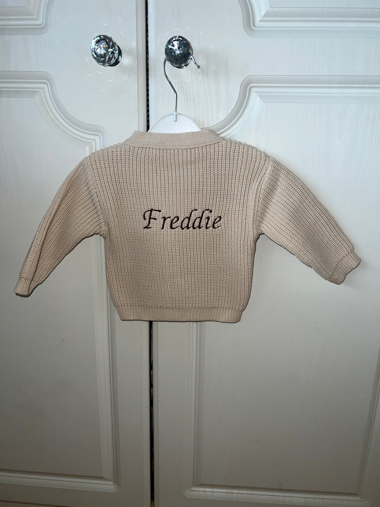 Personalised Baby Cardigan