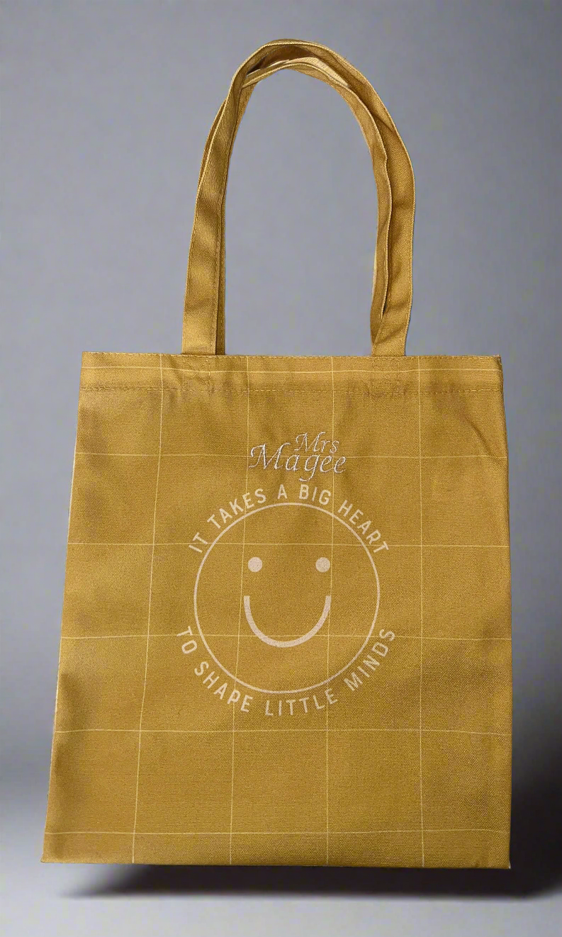 Personalised Teacher Tote Bag