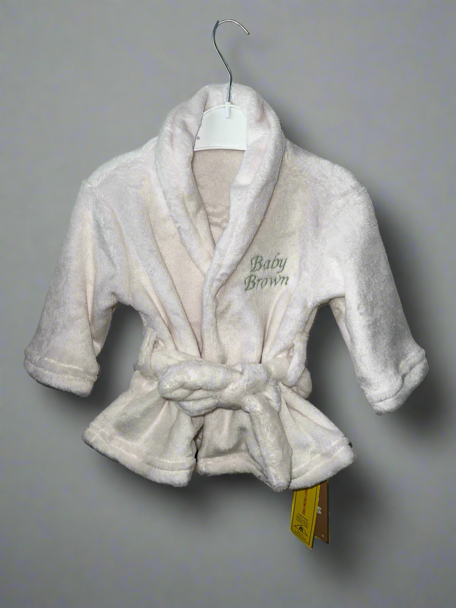 Personalised Baby Bath Robe