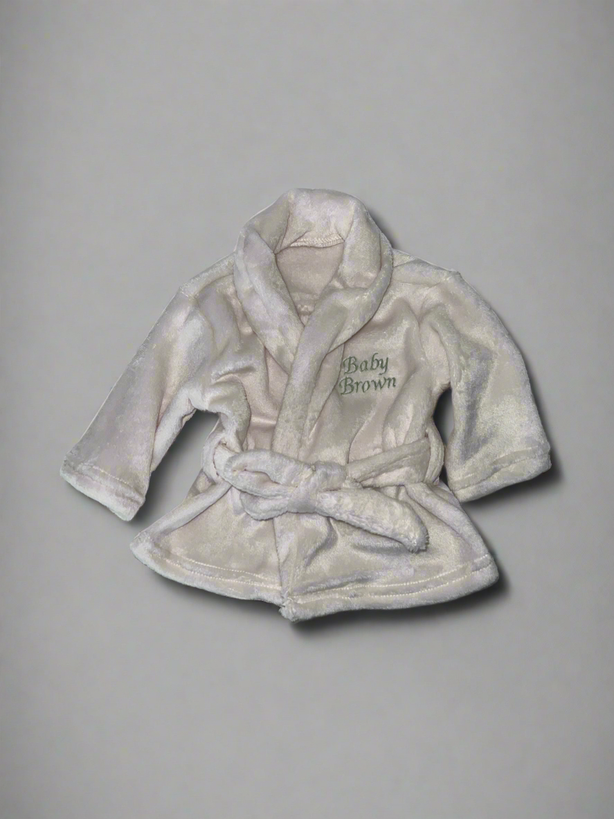 Personalised Baby Bath Robe