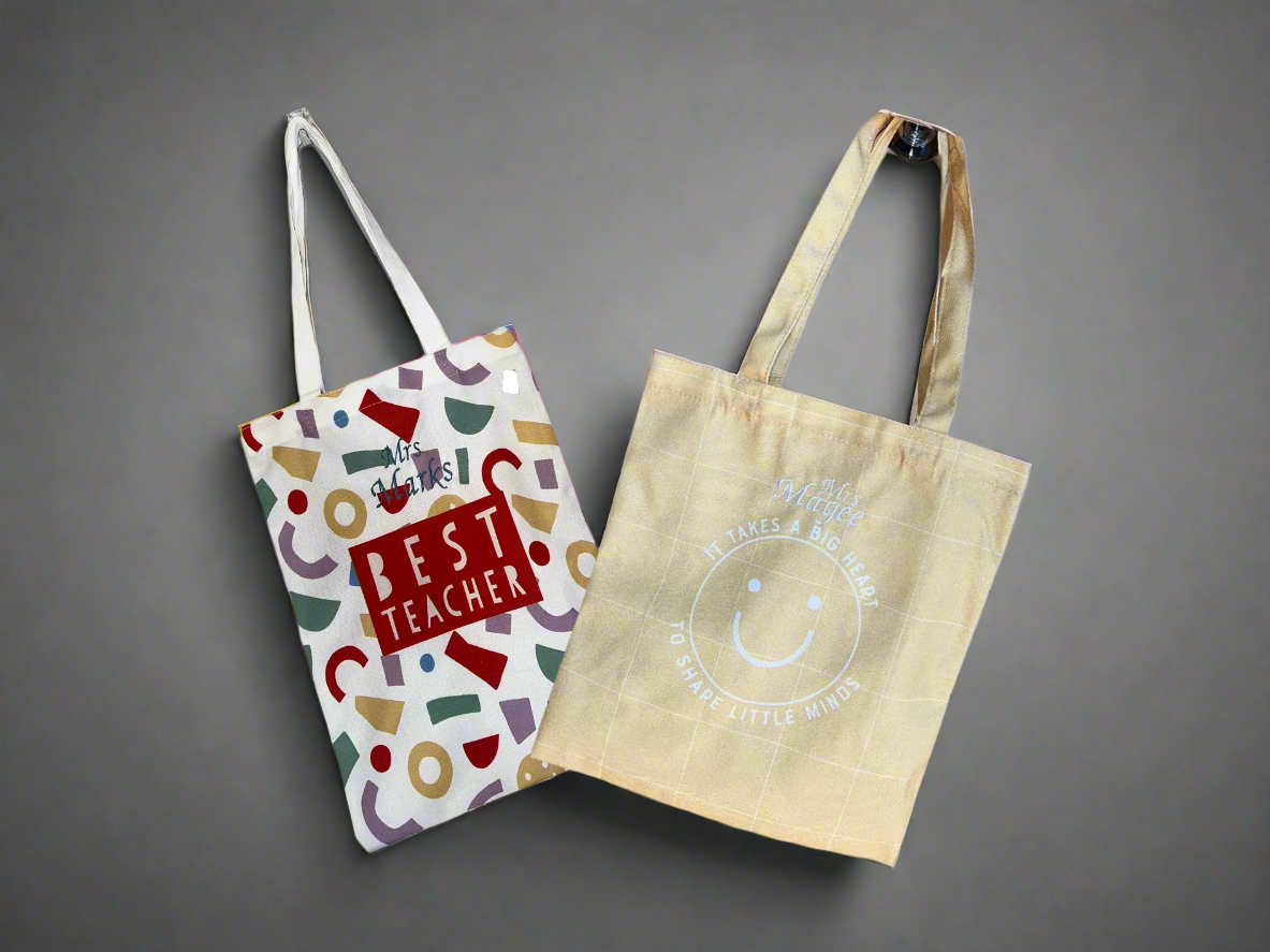 Personalised Teacher Tote Bag