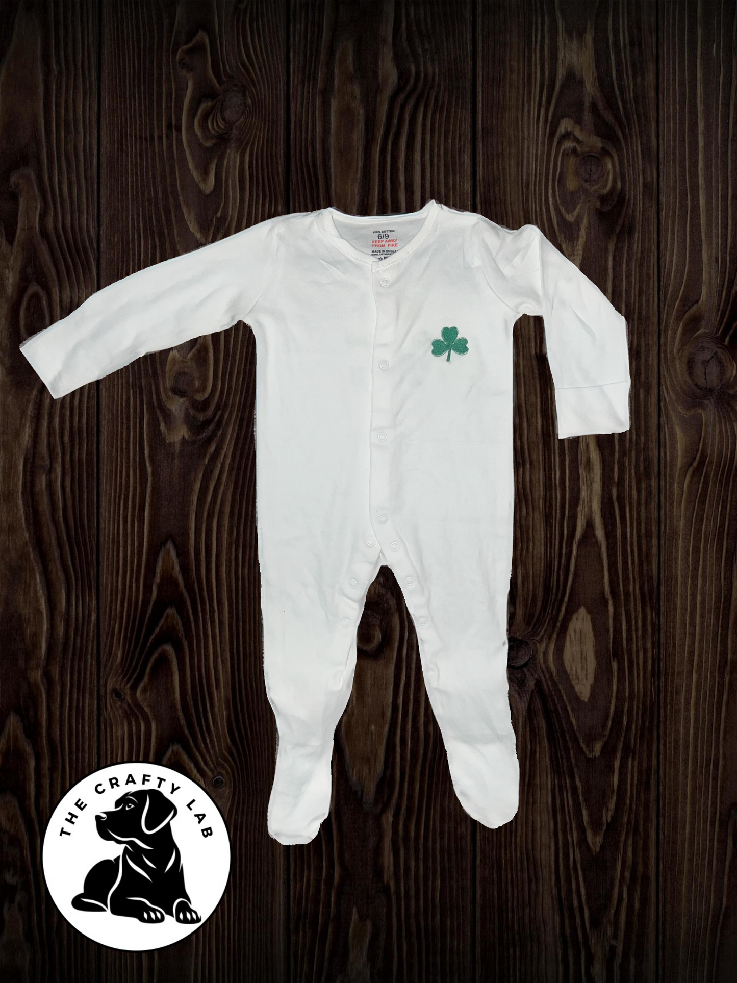 ☘️ Personalised ‘Is mise’ Sleepsuit ☘️