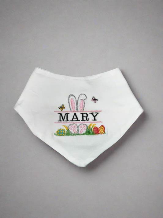 Personalised Easter Bunny Bandana Bib 🐰🥕