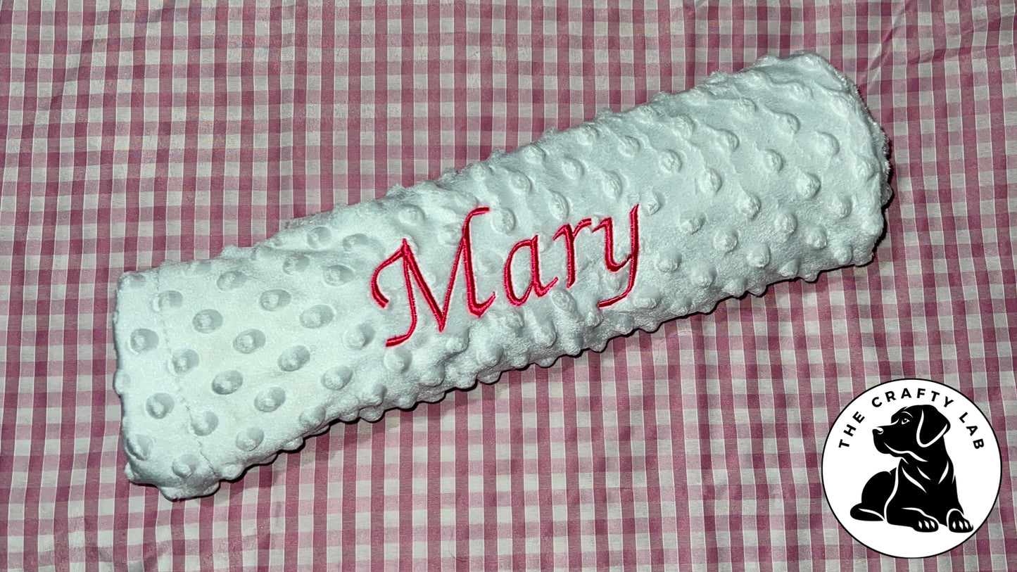 Personalised Embroidered Bubble Baby Blanket